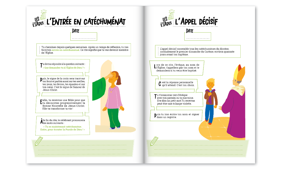 Feuilleter le carnet baptême